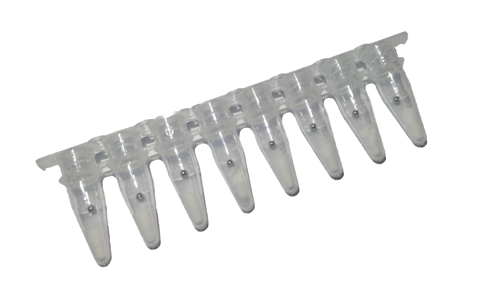 Eight-tube strip used for nucleic acid extraction